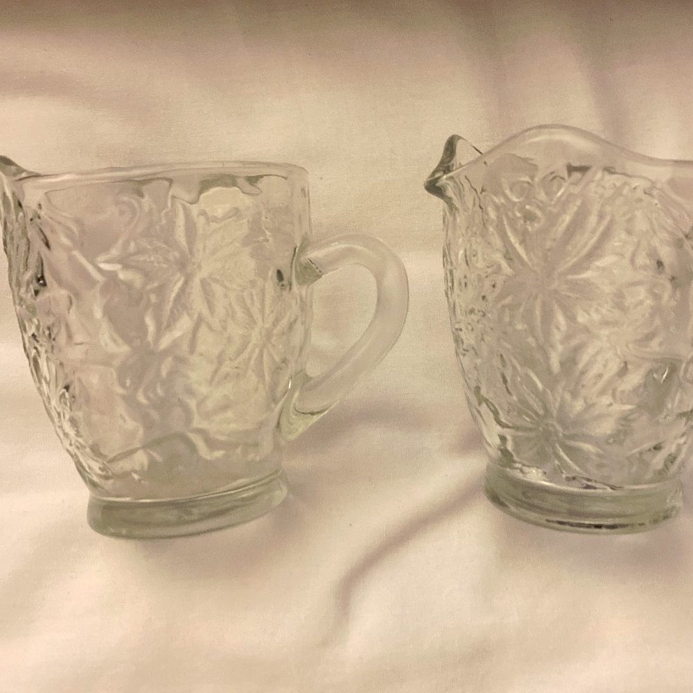Lot of 2 ~ Princess House Crystal ~ Fantasia ~ Creamer ~ #701